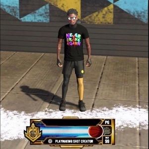 (Elite 2) (99 ovr) (PG)(Playmaking) (Maxed badges)